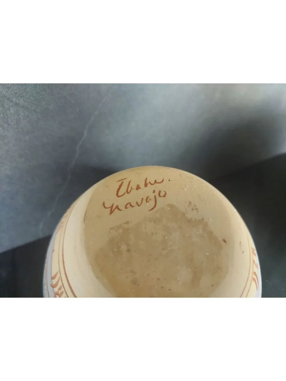 Signed Navajo Pottery Vase 3